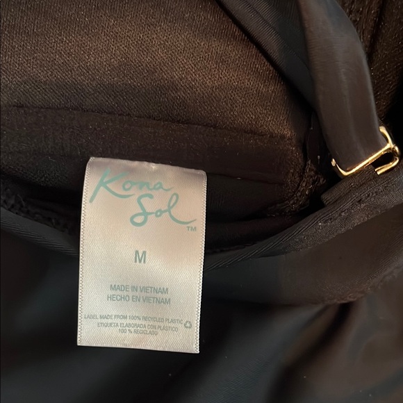 Black Ruffled One-Piece Swimsuit - Picture 6 of 6